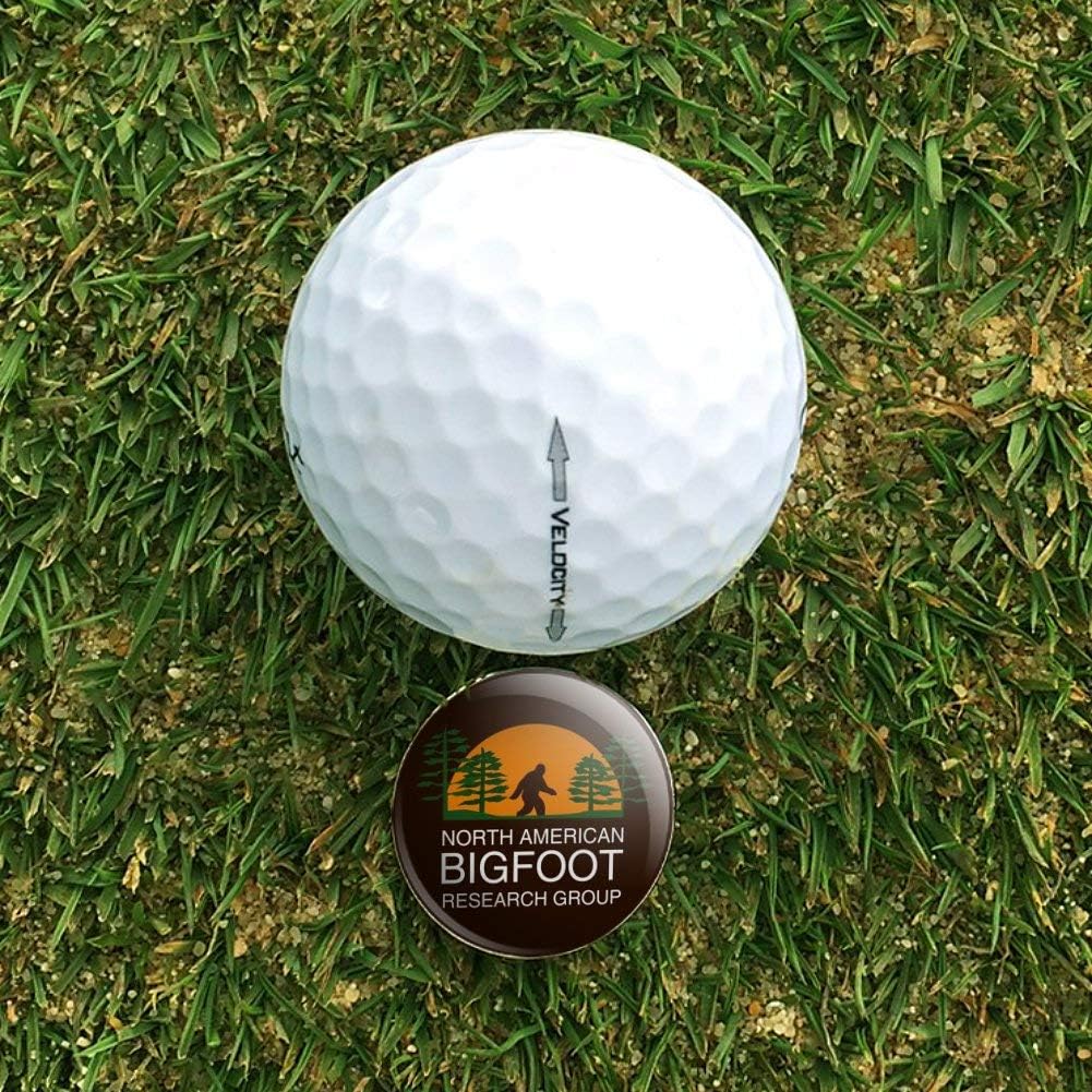 review GRAPHICS & MORE North American Bigfoot Research Group Golf Hat Clip with Magnetic Ball Marker
