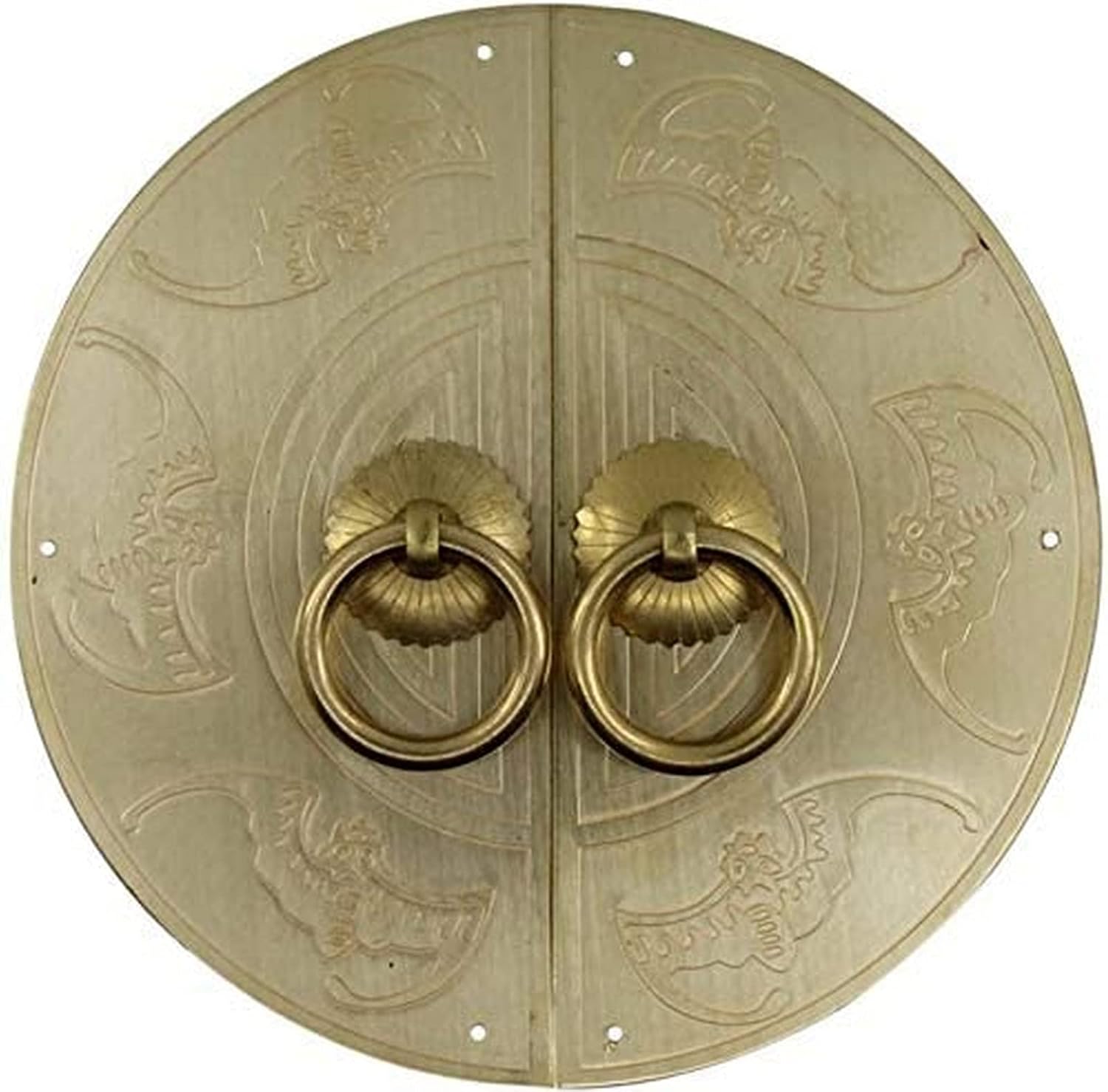 Classical Door Handle Knocker Chinese Handle Cabinet Door Handle Antique Knocker Copper Handle Antique Door Handle Furniture Handles Cabinet Closet Door Handle (C)