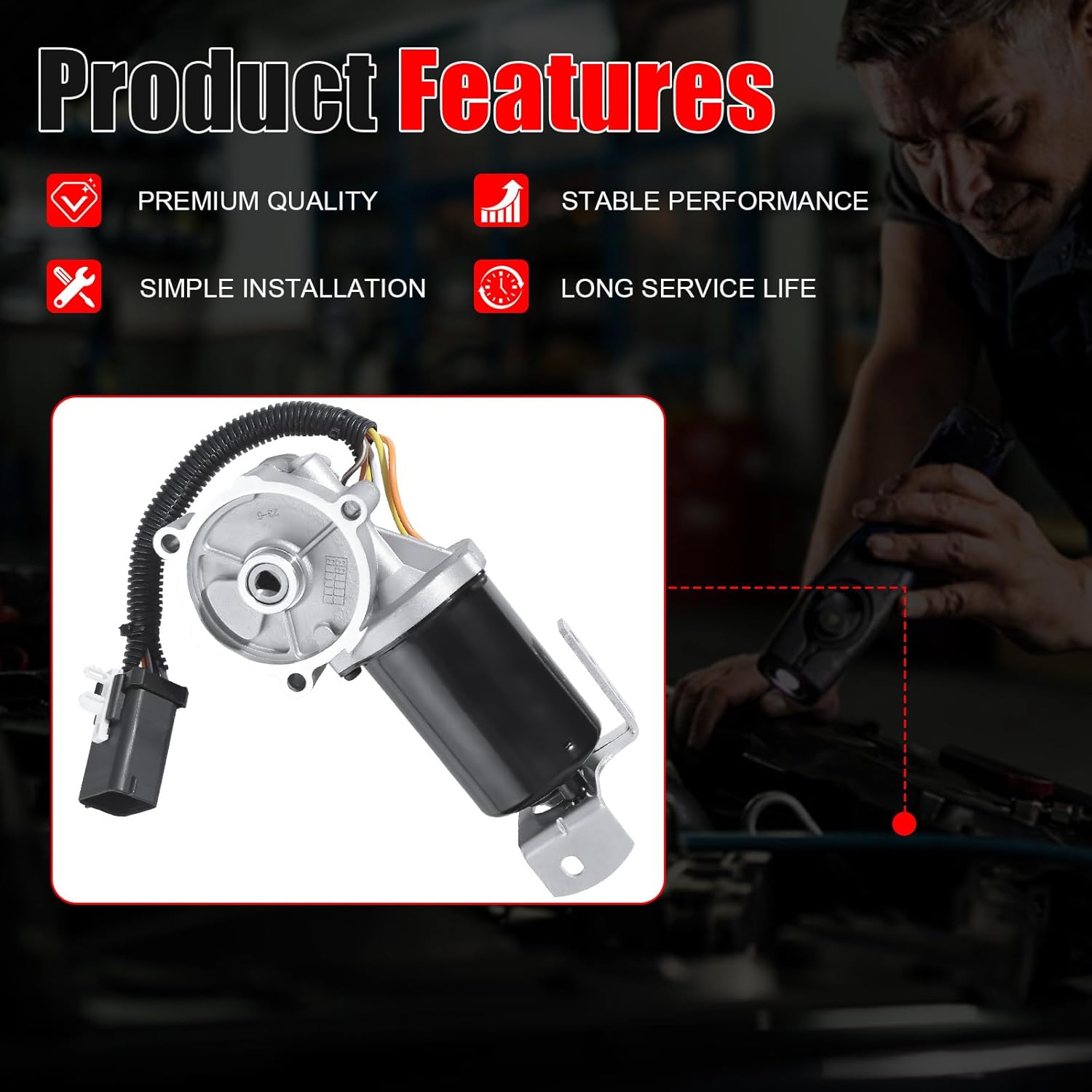 600-928 Transfer Case Motor Compatible with Ford Expedition F-150,for Lincoln Navigator 3.5L 3.7L 4.2L 4.6L 5.0L 5.4L 6.2L 2008-2011 8L1Z7G360AB AL3Z7G360A