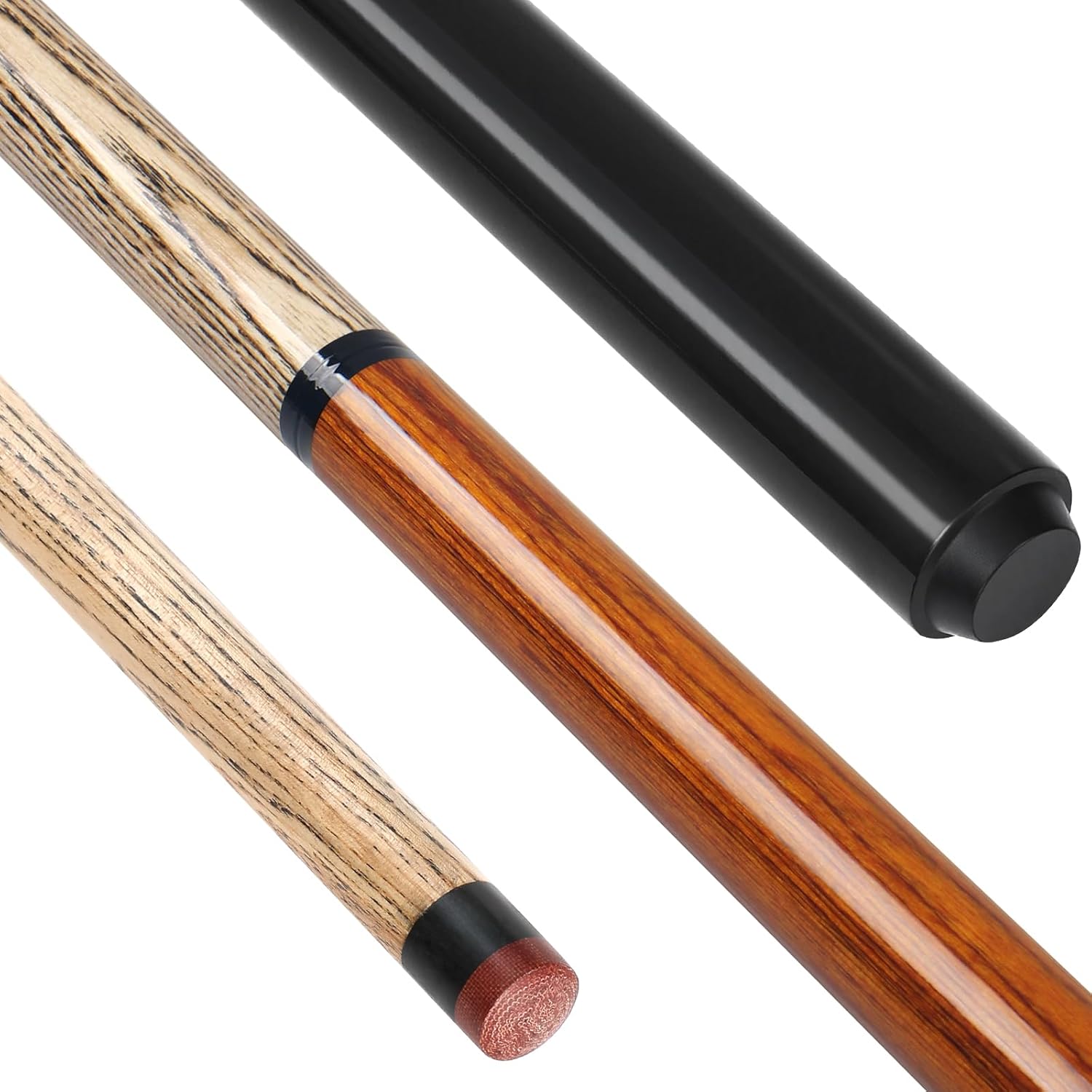 Kmise Break Jump Cue Stick, 21oz 23oz 25oz 28oz Pool Stick for Explosive Breaks and Effortless Jumps, Heavy Hitter Pool Cue with 14mm Pro Tip (Orange 28oz)
