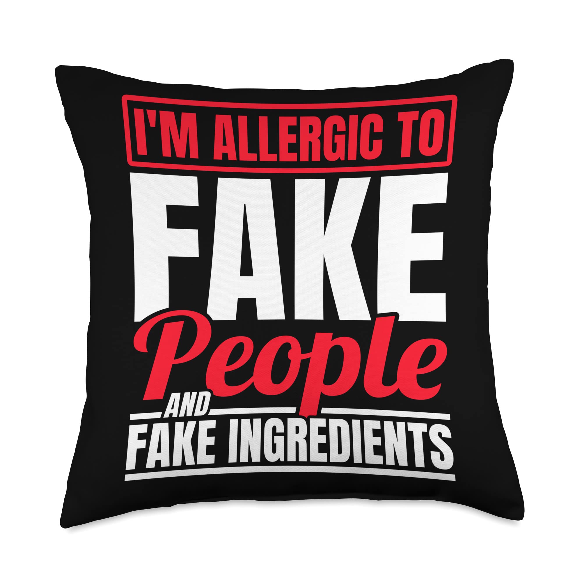 Amazon.com: Allergic Allergic To Fake People Sarcastic Allergy