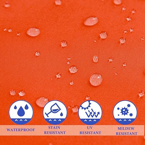 Miniatura 3 de SOFJAGETQ Paquete de 4 fundas de almohada para exteriores, impermeables, decorativas, cuadradas, resistentes al agua, para patio, sofá, tienda de