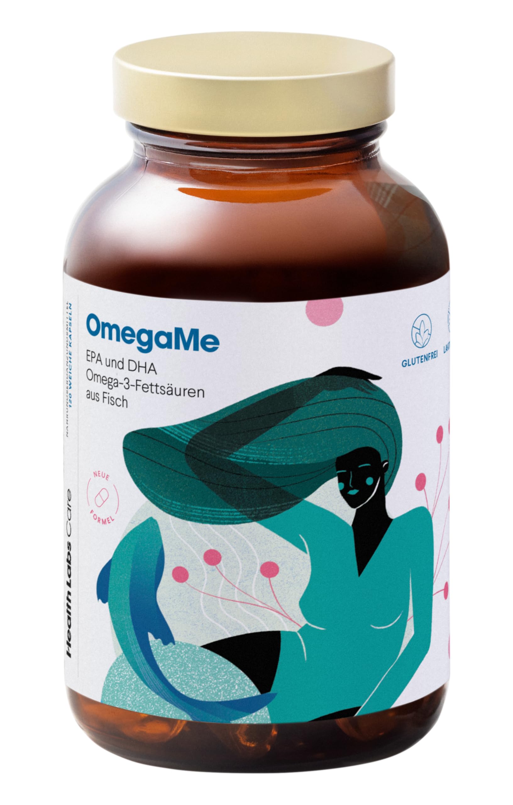 Omega 3 Kapseln hochdosiert -1000 mg Fischöl mit 500 mg EPA & 250 DHA | 1000 mg Fischöl • 500 mg EPA + 250 mg DHA • TG-Form • 120 Kapseln