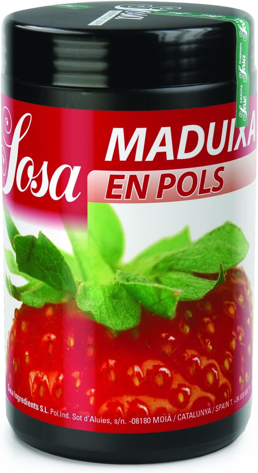 Sosa Freeze Dried Strawberry Powder, Intense Strawberry Kick for Ice Cream, Desserts & Confectionery - 250g