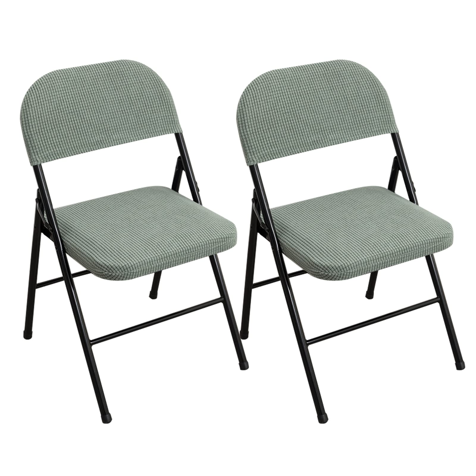 Housses de chaises lavables pour Salle à Manger, Extensibles et en Velours, pour chaises Pliantes, idéales pour réceptions, Bureaux, fêtes, banquets et Maisons. Lot de 2.