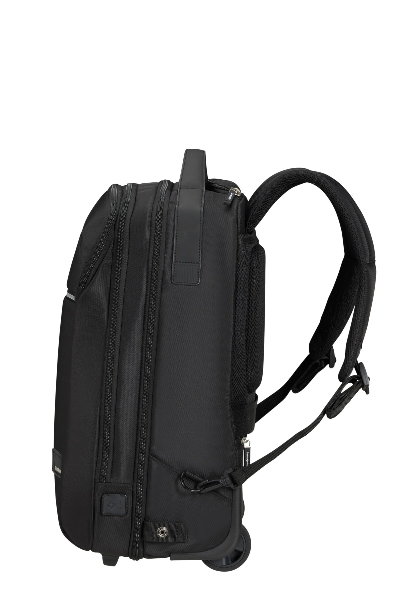 Samsonite Litepoint - Borsa PC con Ruote 17.3" (48 cm) con Funzioni Smart, Organizzazione Interna Pratica, Trolley Business - 30L - Nero (Black)