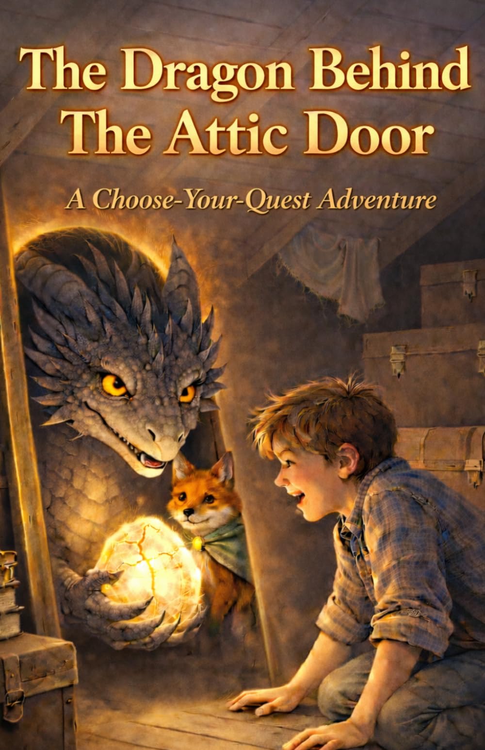The Dragon Behind The Attic Door: A Choose-Your-Quest Adventure