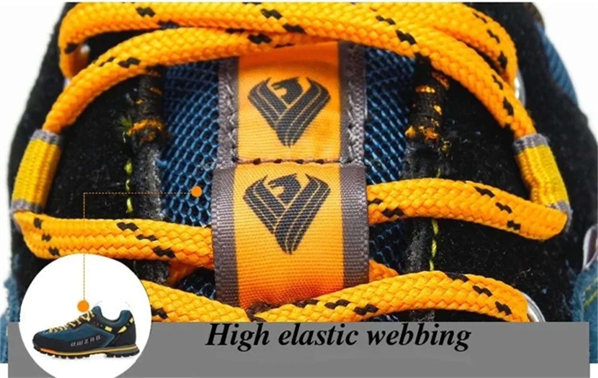 SANANG Zapatillas De Senderismo de Corte Bajo para Hombre,Zapatillas Deportivas De Ccuero para Actividades al Aire Libre. Trekking y Caza Azul,Gris,40-46