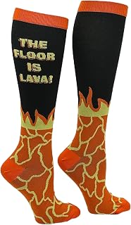 Crazy Dog T-Shirts Funny Workout Compression Socks for Women and Men Sarcastic Designs on Unisex 20-30 mmHg Compression Socks