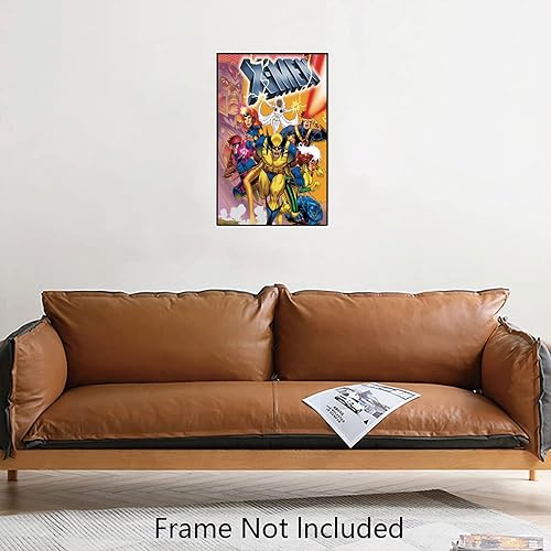 Miniatura 7 de Christ-EZ Anime Cartoons X-Men The Animated Series - Póster de pared para decoración del hogar, póster mate, sin marco, regalo de 11 x 17 pulgadas