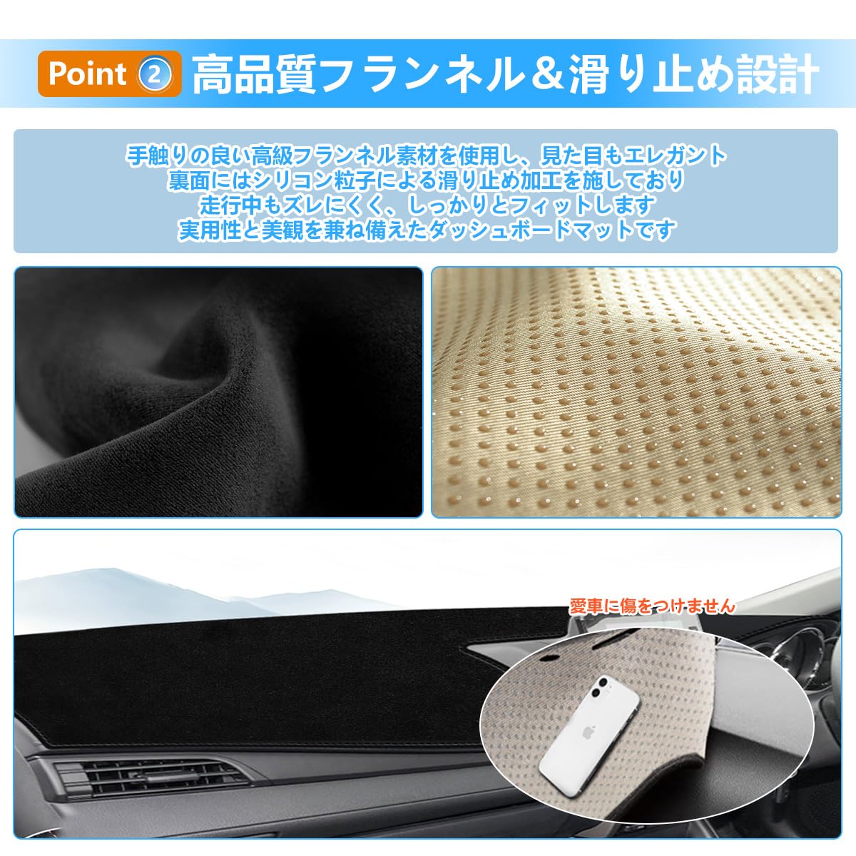 Amazon | ZdeduoCar ダッシュボードマット ホンダ 新型 N-BOX JF3 JF4