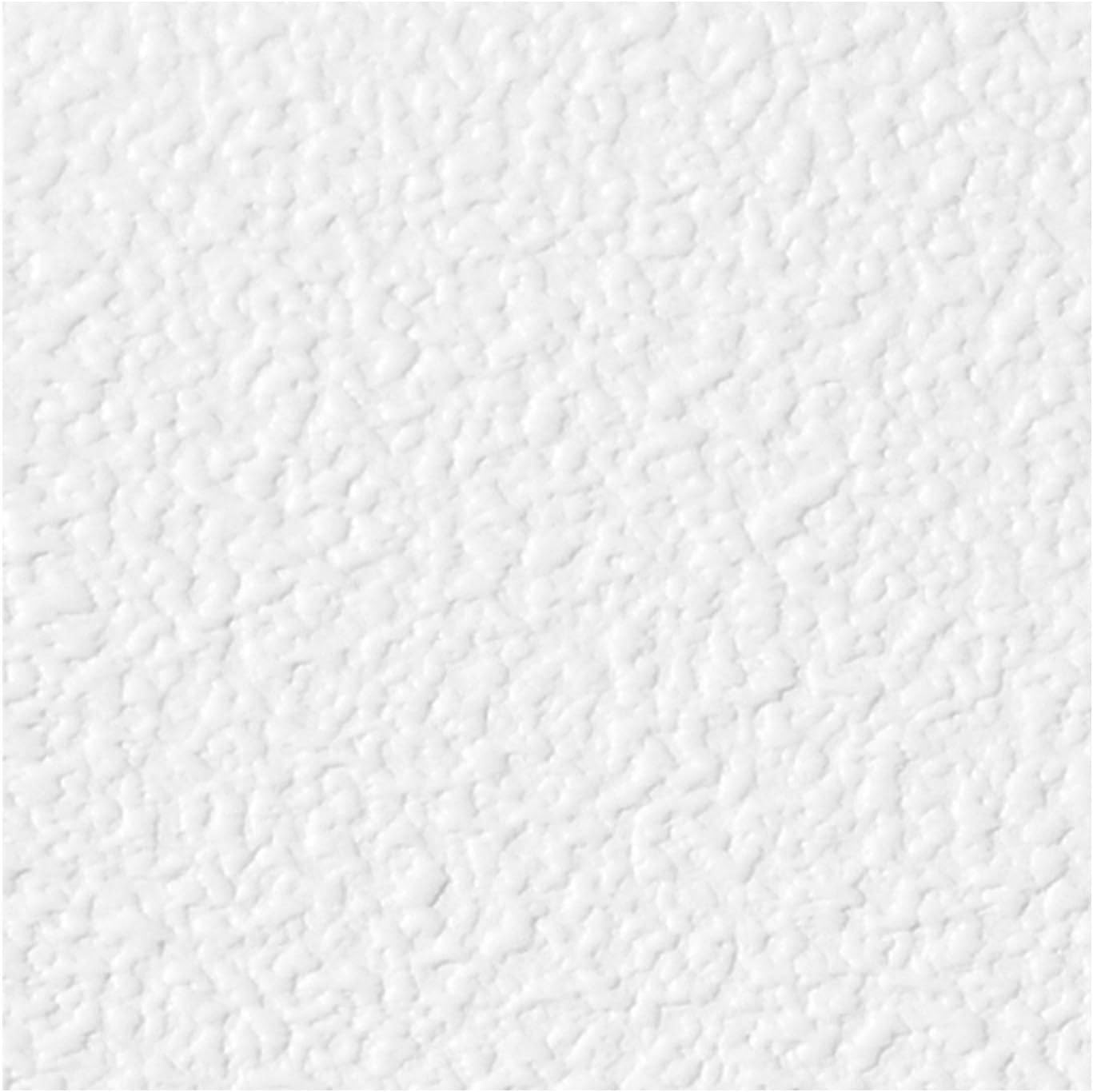 Genesis Stucco Pro White Ceiling Tiles - Easy Drop-in Installation – Waterproof, Washable and Fire-Rated - High-Grade PVC to Prevent Breakage (6" x 6" Sample)
