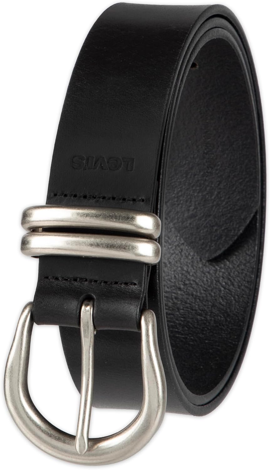 Levi's womens Round Centerbar Sliding Loop Belt - Image 2