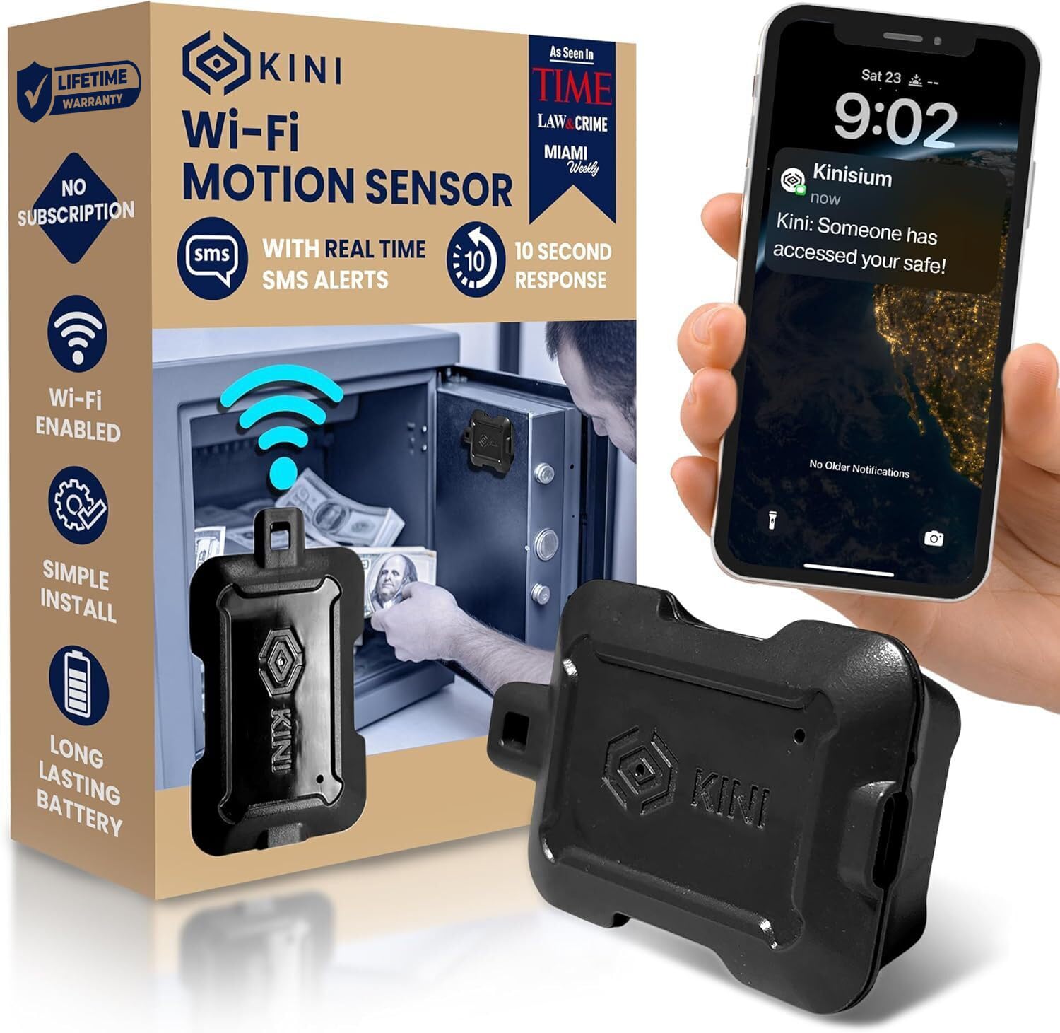 Kini Safe Alert Wi-Fi Motion Sensor