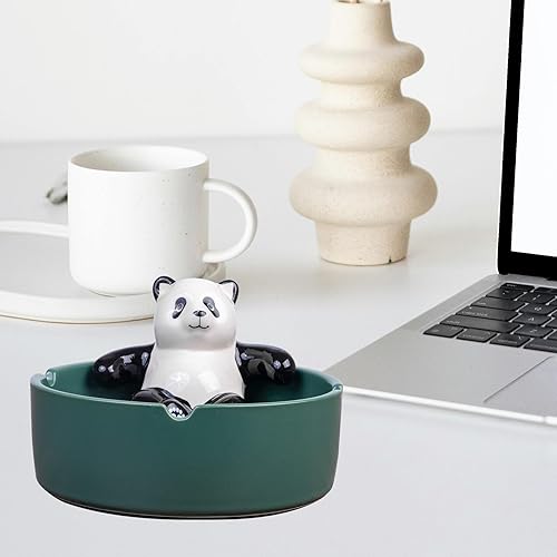 Miniatura 10 de Kraledge - Ceniceros de hongos para cenizas, ceniceros para exteriores, patio, decoración de fantasía para oficina en casa, regalos de adorno (rosa,