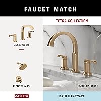 Vista 5 de DELTA FAUCET 78908-CZ Tetra 8 pulg. Barra de toalla de mano de baño, accesorio de herrajes en bronce champán
