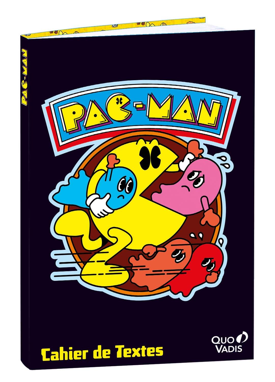 Quo Vadis - Notebook - French - Pac Man - Multi-Coloured - Daily - 15 x 21 cm - White Clairefontaine Paper - Made in France