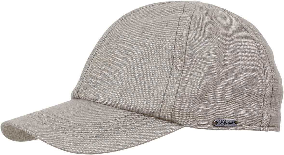 Wigens Classic Linen Light and Fresh Baseball Cap with Mesh Lining