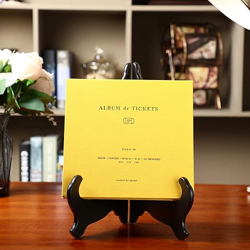 Miniatura 7 de Paquete de 2 soportes de madera para exhibir, soporte de exhibición de platos, caballetes de soporte para marcos de fotos, soporte de arte de mesa,