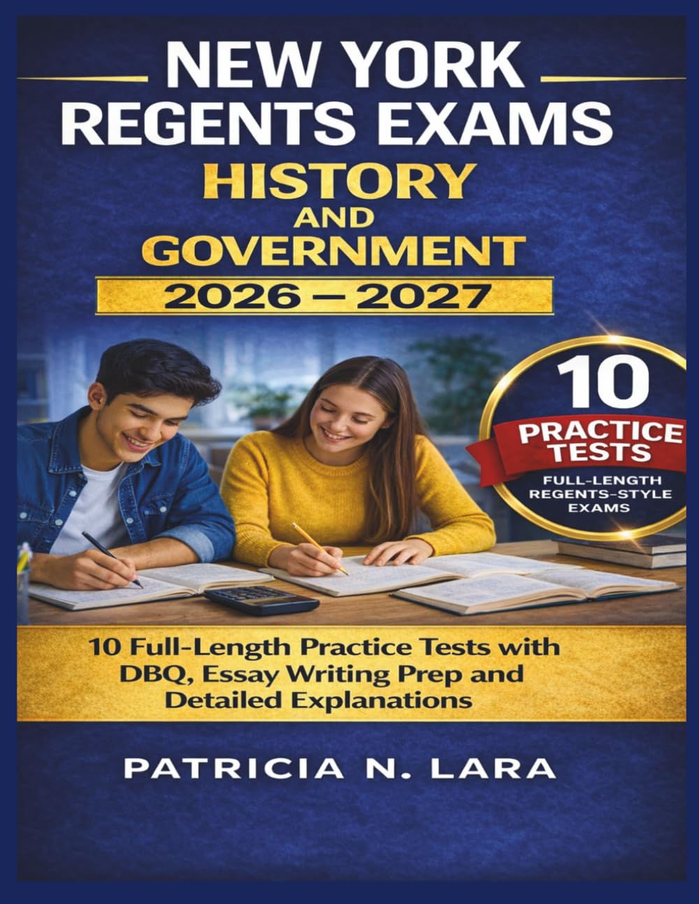 New York Regents Exams - United States History & Government 2026–2027: 10 Full-Length Practice Tests with DBQ, Essay Writing Prep and Detailed Explanations (New York Regents Success Series)