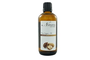 Naturra Argan Oil Organic Cold Pressed 100 ml Glass Unrefined Vegan Body Oil Morocco
