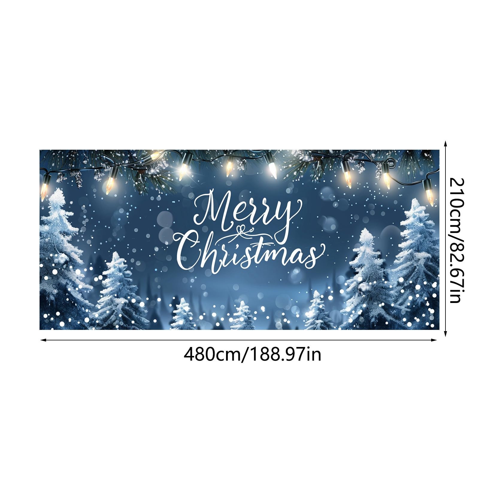 Santa's Garage Willkommensbanner Weihnachten für Außenparkplätze Weihnachtsdeko-1216