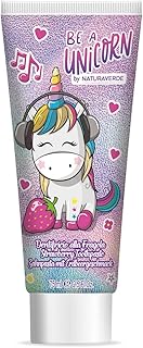 Naturaverde | Kids - Be a Unicorn - Dentifricio alla Fragola per Bambini, Dentifricio Bambini con Formula Delicata, Dentifricio Unicorn, 75ml