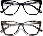 LKEYE Oversized Reading Glasses Women Cat Eye Photochromic Computer Reader Stylish Ladies Designer Fashion Big Eyewear LK6042