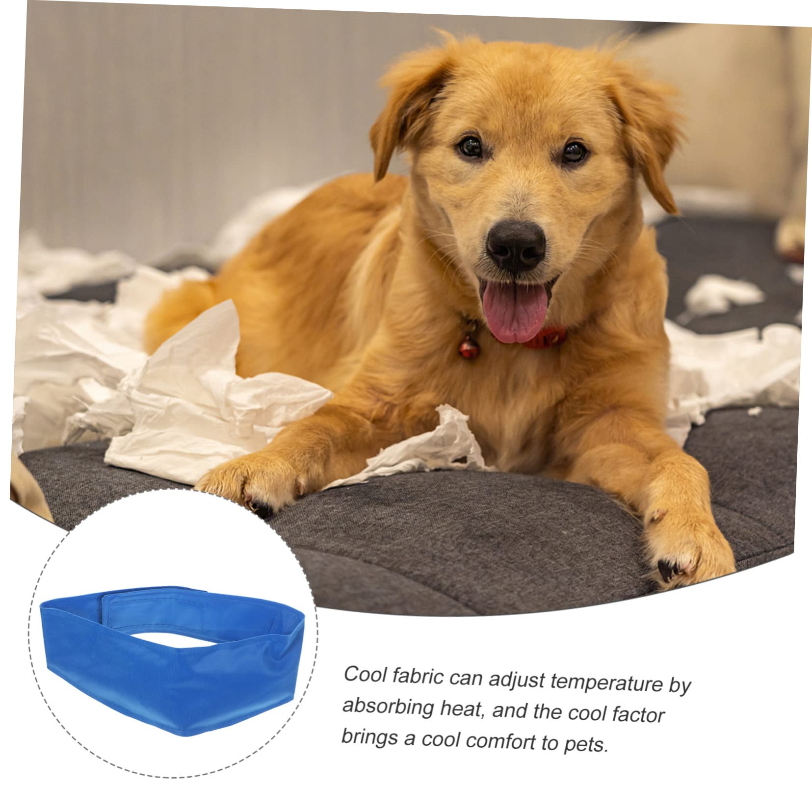 ABOOFAN 5 Pièces Bandana De Refroidissement pour Chien Écharpes Écharpe Rafraîchissante pour Chiot Bandana pour Animaux De Compagnie Écharpe D'été pour Chien Collier L'été Matériel PVA