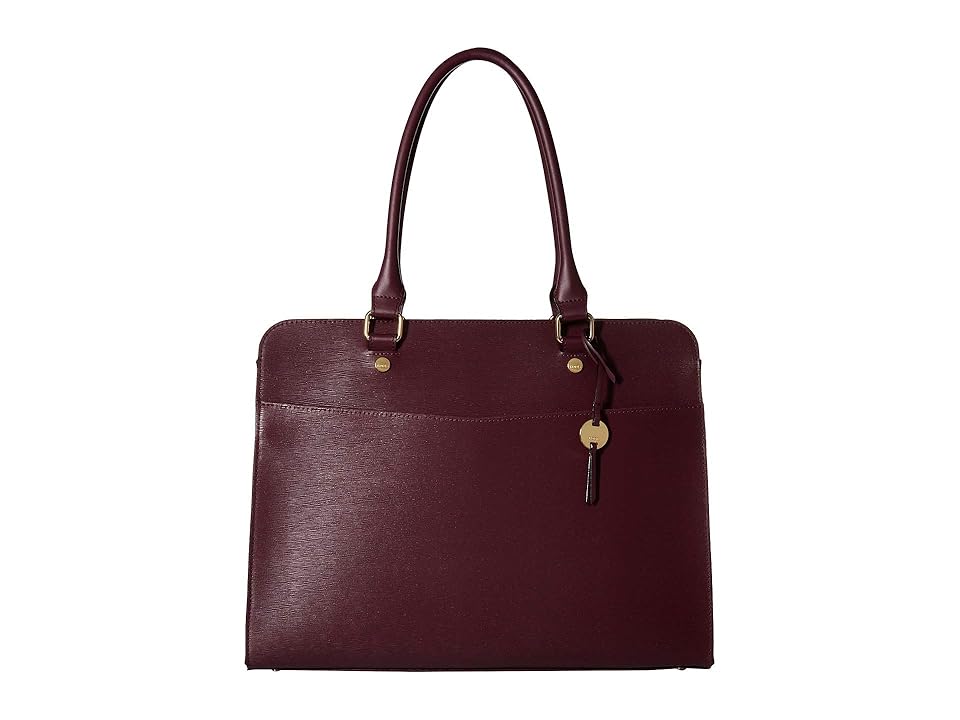 

Lodis Accessories Bel Air RFID Beth Work Brief (Plum) Handbags