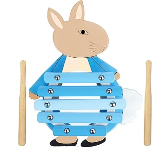 Orange Tree Toys Peter Rabbit Xylophone | Hand Painted Colorful Wooden Toy for Toddlers Age 18m+, Sustainably Made, Perfect for Encouraging Musical Play and Rhythm and Developing Key Motor SkillsÂ 
