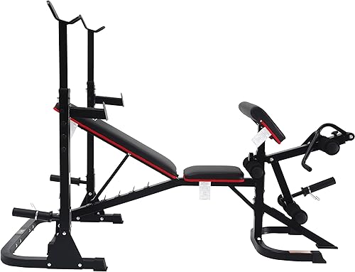 Miniatura 8 de Signature Fitness Banco de pesas resistente ajustable y plegable para ejercicio vertical, inclinado, declive y plano