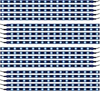 Vista 10 de Tira de 15 luces LED de 12 V, de 30 cm, resistente al agua, flexible para parte inferior de faros de auto, azul, 20