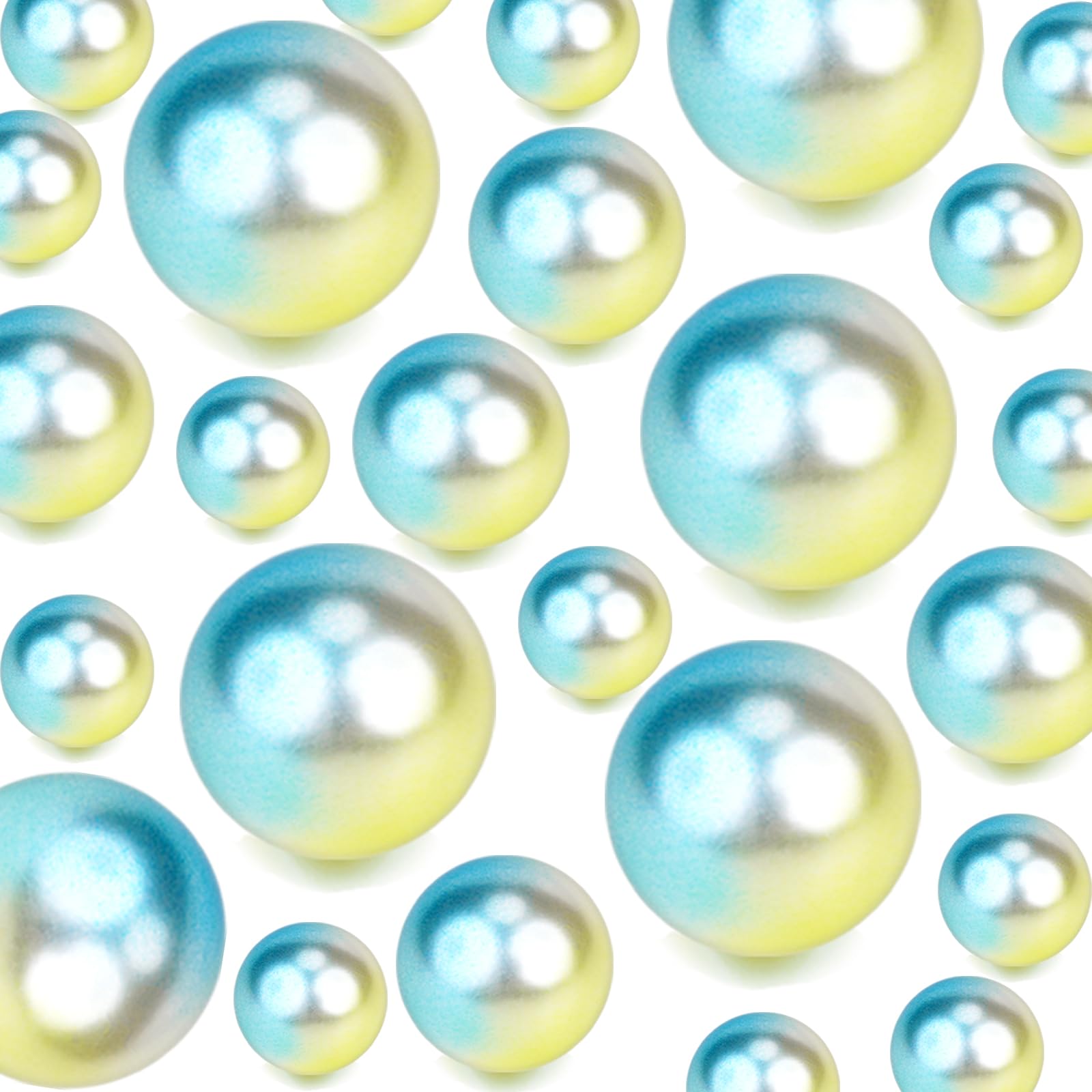 TMCLHXYNF 80Pieces Floating NO Hole Pearls Beads - vase fillers | Mubboo