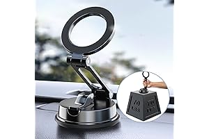 Suction Cup Magnetic Phone Car Mount- Stick Lifelong without Falling