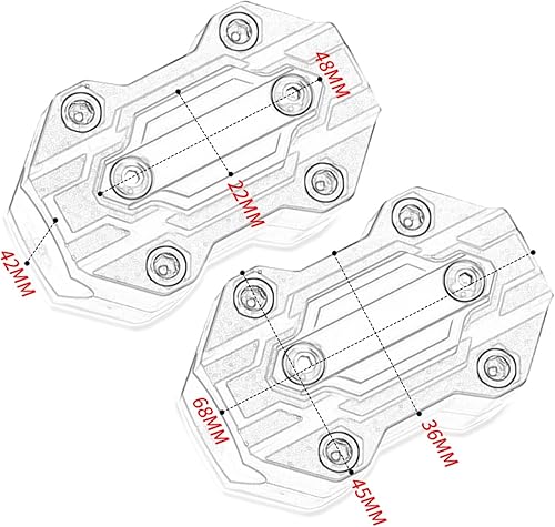 Miniatura 2 de Tablero de extensión para parachoques de motor de motocicleta, accesorios para Suzuki V Strom 650 V-Strom 650 Vstrom 1000 1050xt DL250 DL650 Dl1000