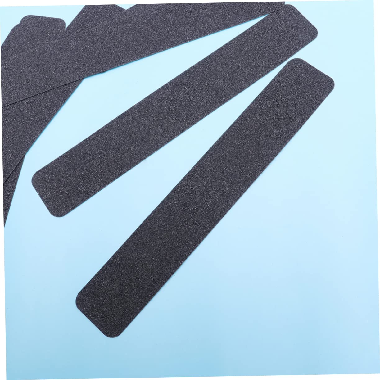 Black Frosted Anti Slip Grip Tape for Outdoor Stairs, 10pcs