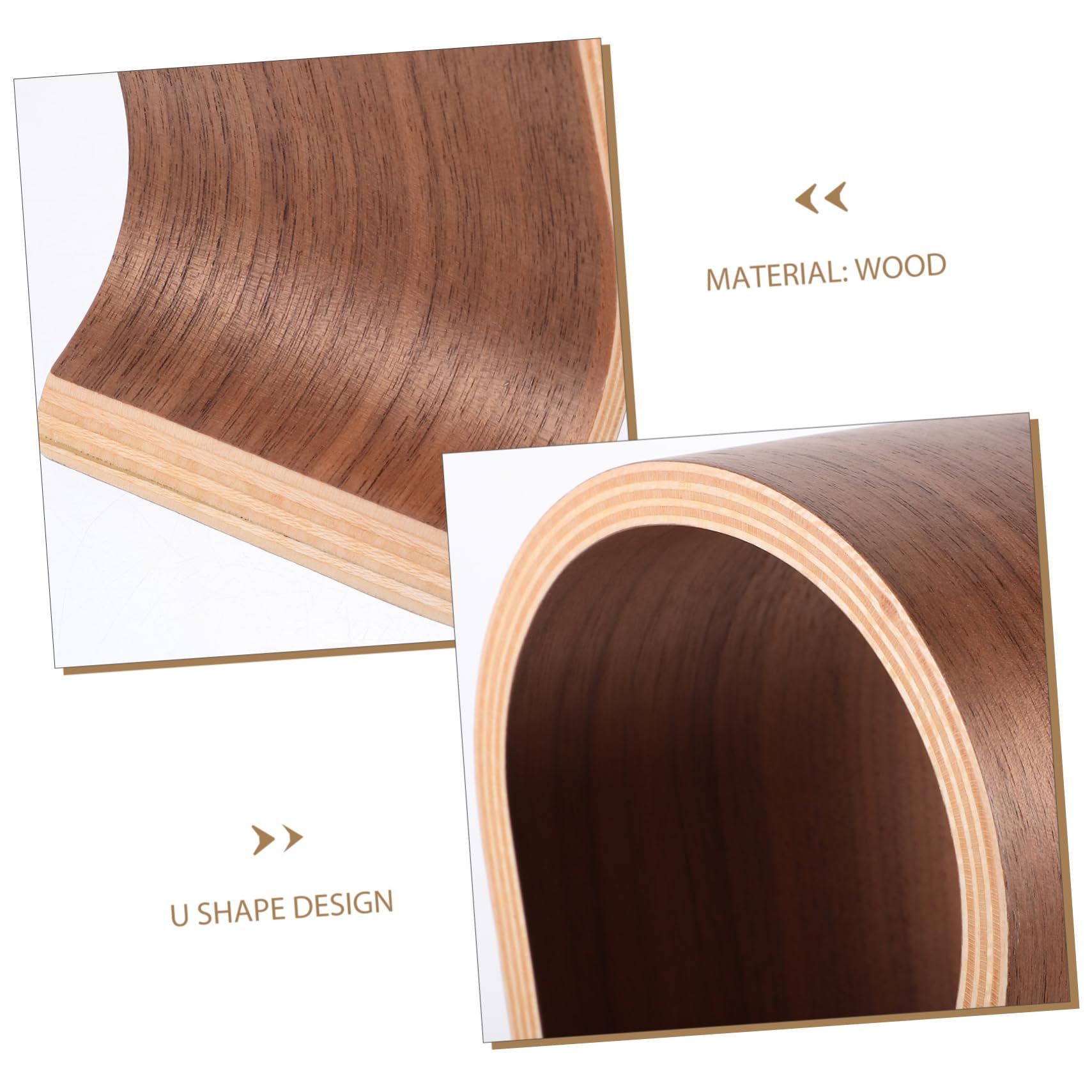 PartyKindom Supporto Per Cuffie Forma Di u Stand Per Cuffie in Legno Espositore Per Auricolari Da Tavolo Compatibile