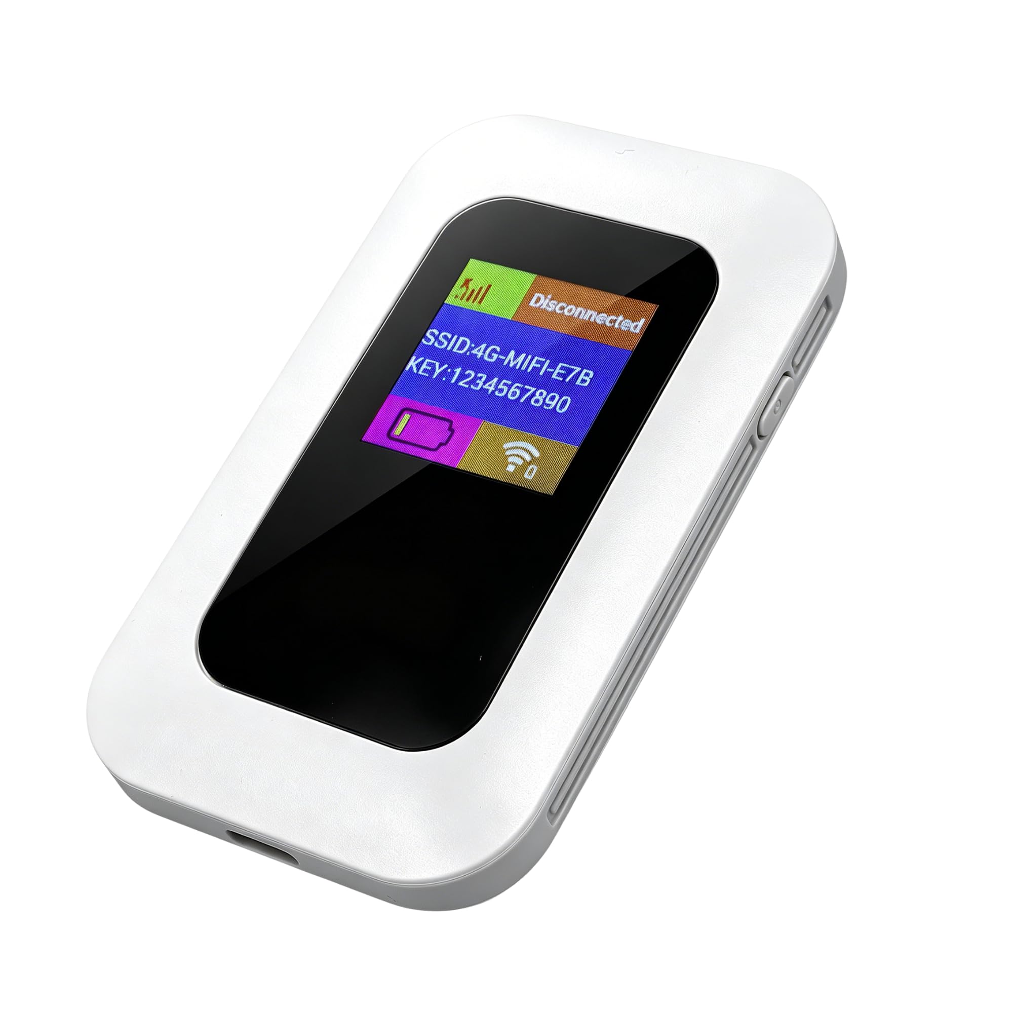 4G/5G WiFi Hotspot, 300Mbps WiFi Mobile Router with SIM Card Slot LED Display for Business Travel, Connect Up to 10 Devices