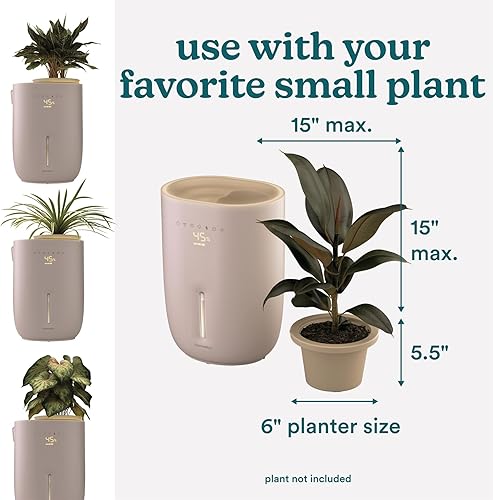 Miniatura 4 de Homedics Natura Humidificador ultrasónico de niebla cálida y fría, 1.3 galones para habitaciones grandes, tiempo de funcionamiento de 60 horas,