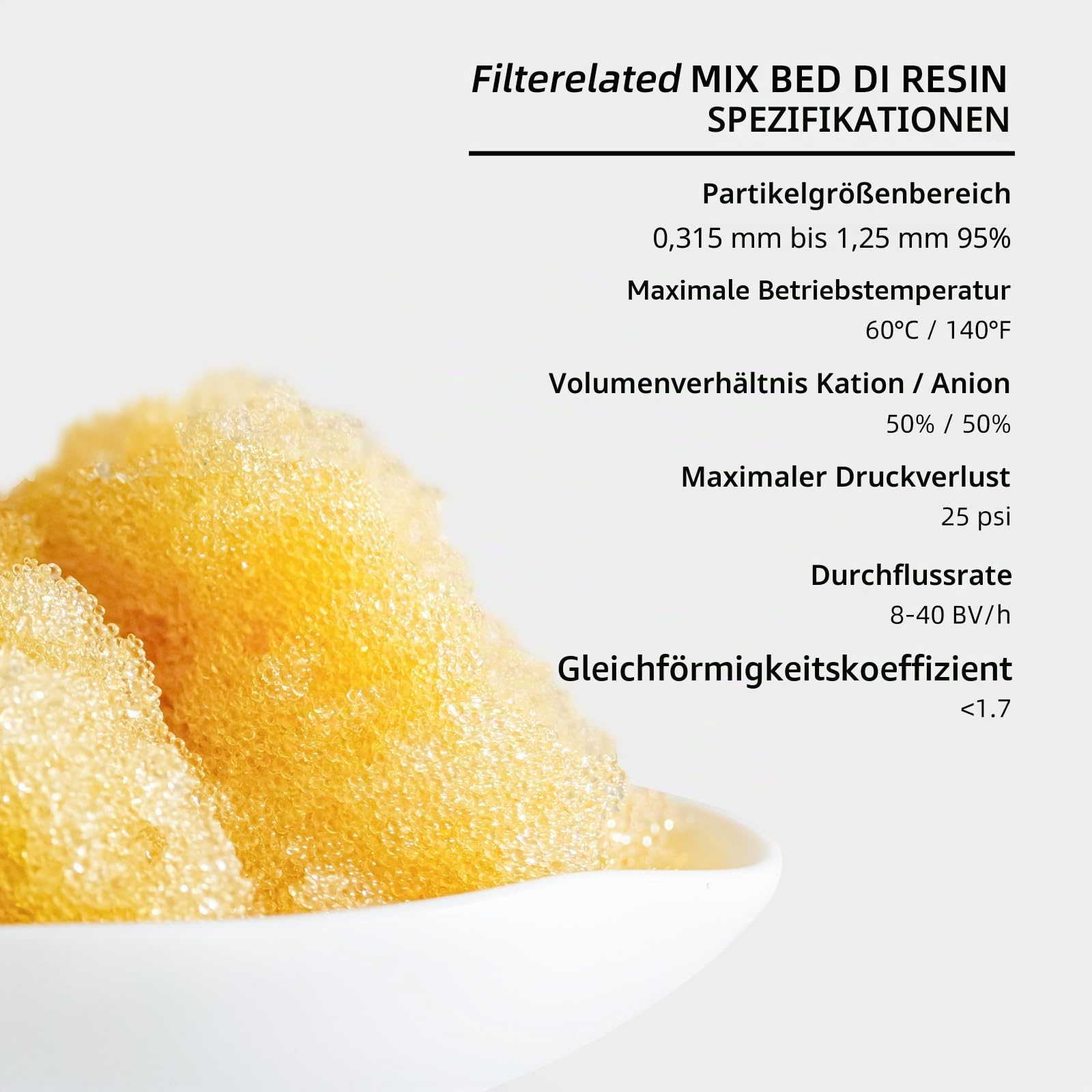 DI car wash filter Spotless Water System Deionized Autowaschanlage für Auto,RV,Fahrzeuge,Motorräder,Fahrräder,Boote,Flugzeuge,Keine Flecken,Keine Handtuch Trocknen (Silber-Resin Bag)