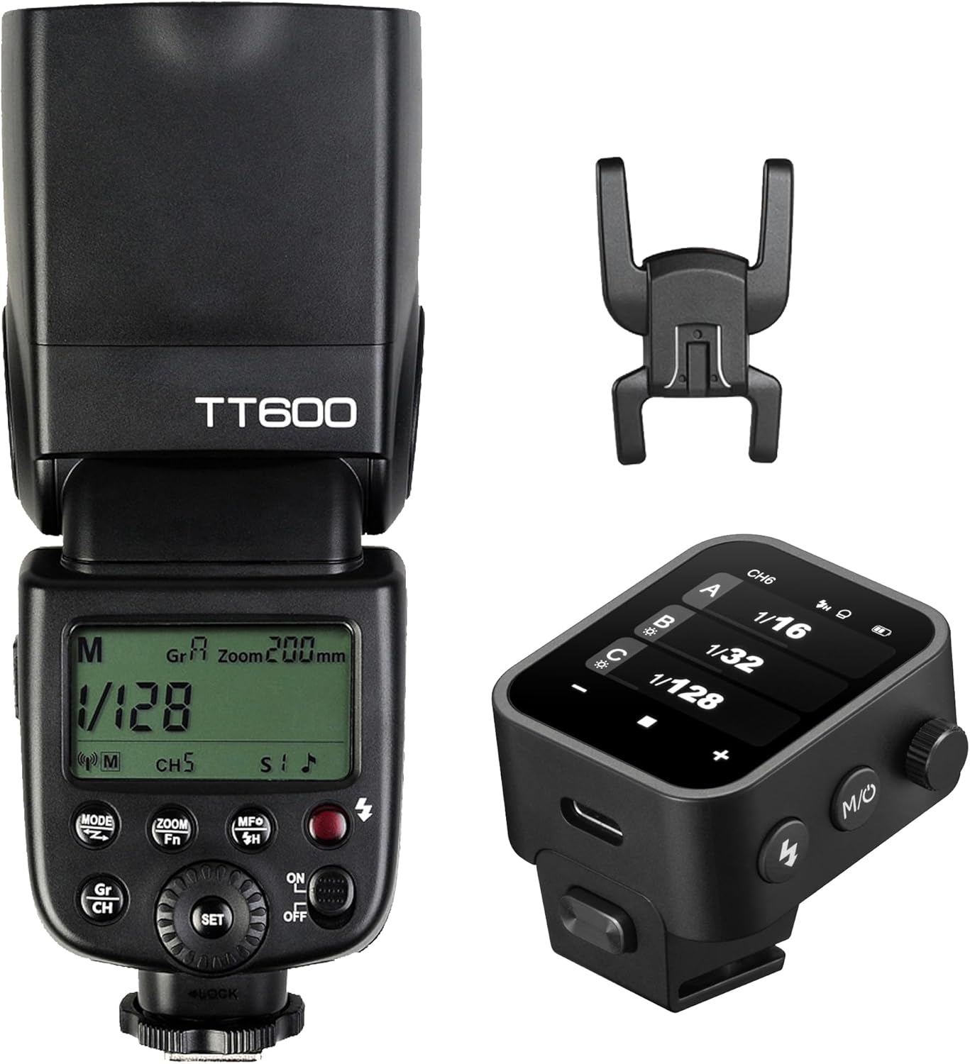 Godox TT600 HSS 1/8000S 2.4G Wireless GN60 Flash Speedlite with X3C TTL High-Definition OLED Screen Wireless Flash Trigger Built-in 3.7V 850mAh Li-Ion Battery Compatible with Canon Cameras