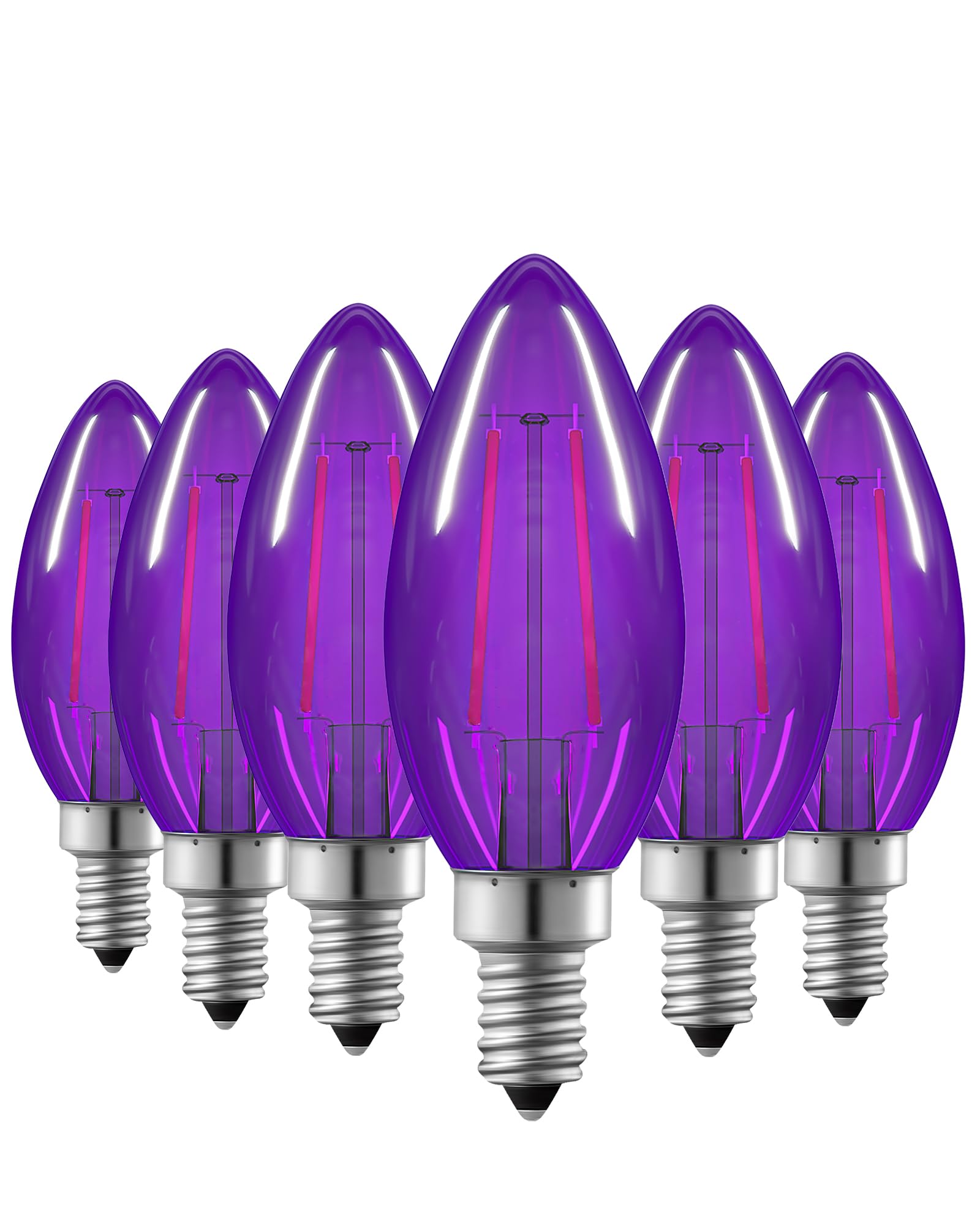 Purple Christmas Light Bulb Classic C7 LED Christmas Lights