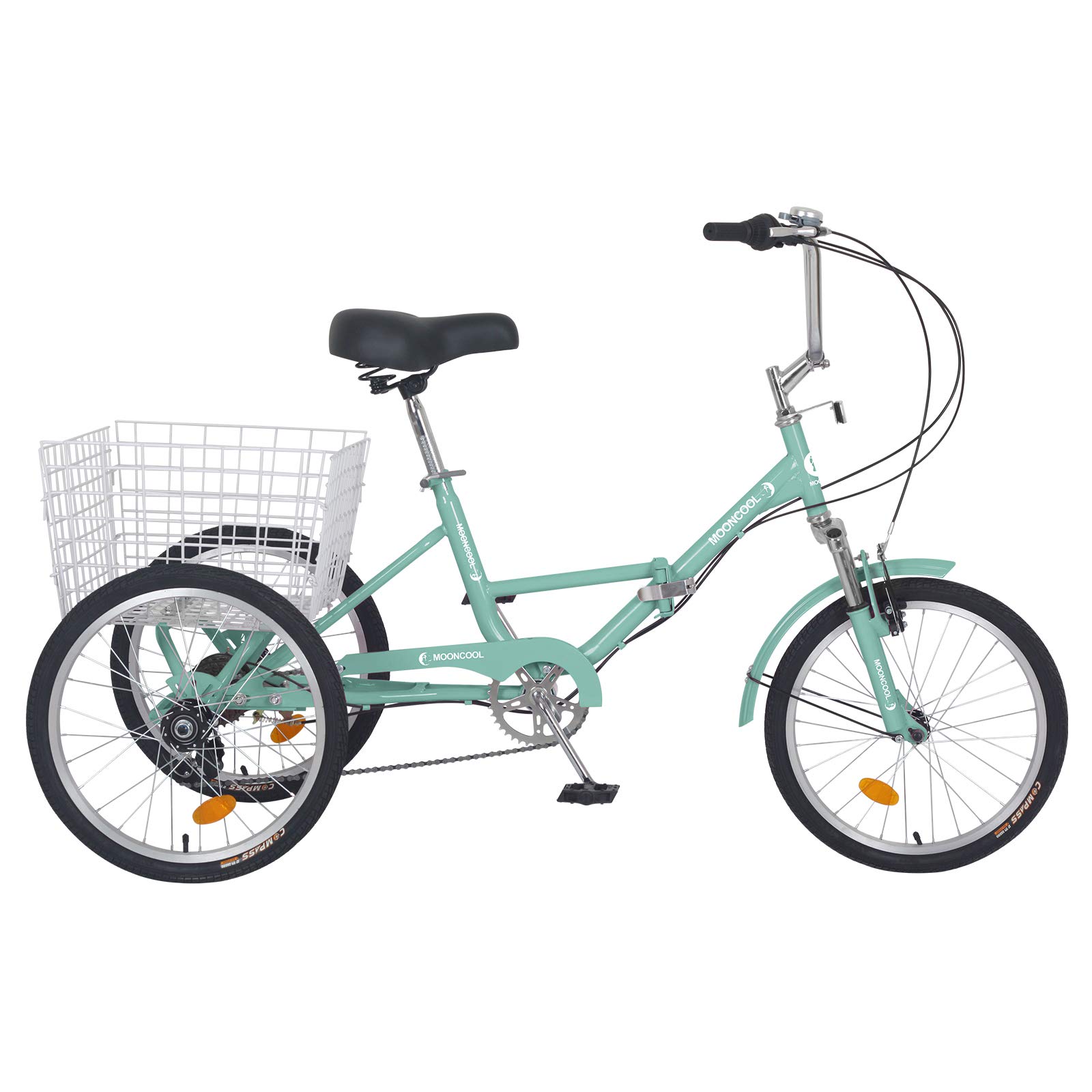 Slsy Adult Folding Tricycles, 7 Speed Folding Adult Trikes, 20 24 26