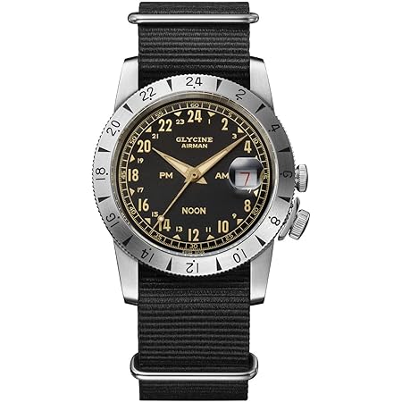 Orologio Glycine Airman GL0378 Uomo - Automatico, Cassa 40mm Acciaio, Quadrante Bianco, Impermeabile 5 Bar - 6