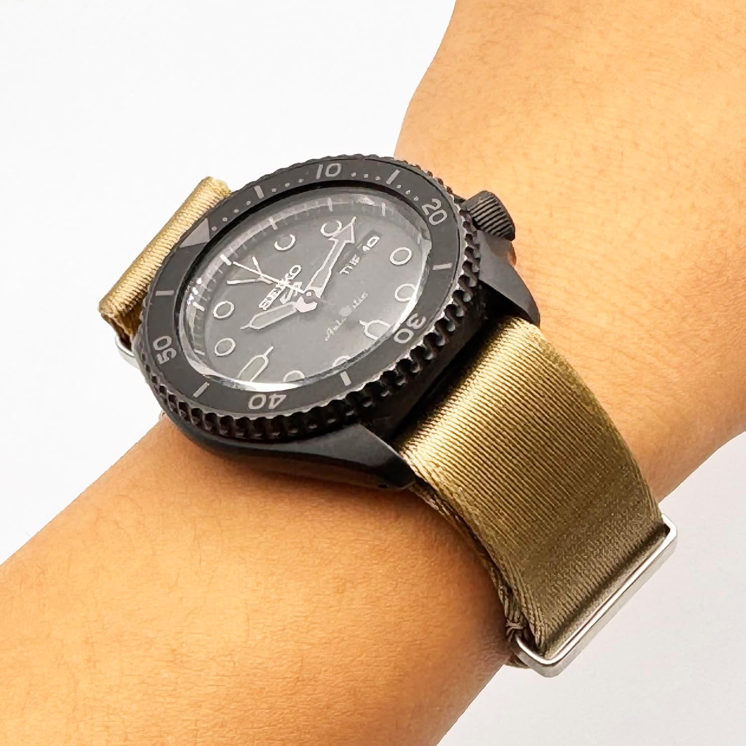 Nylon Watch Strap 22mm, Military Ballistic Nylon Watchband with Heavy Buckle 22mm Premium Nylon Wristwatch Bands for Men Women
