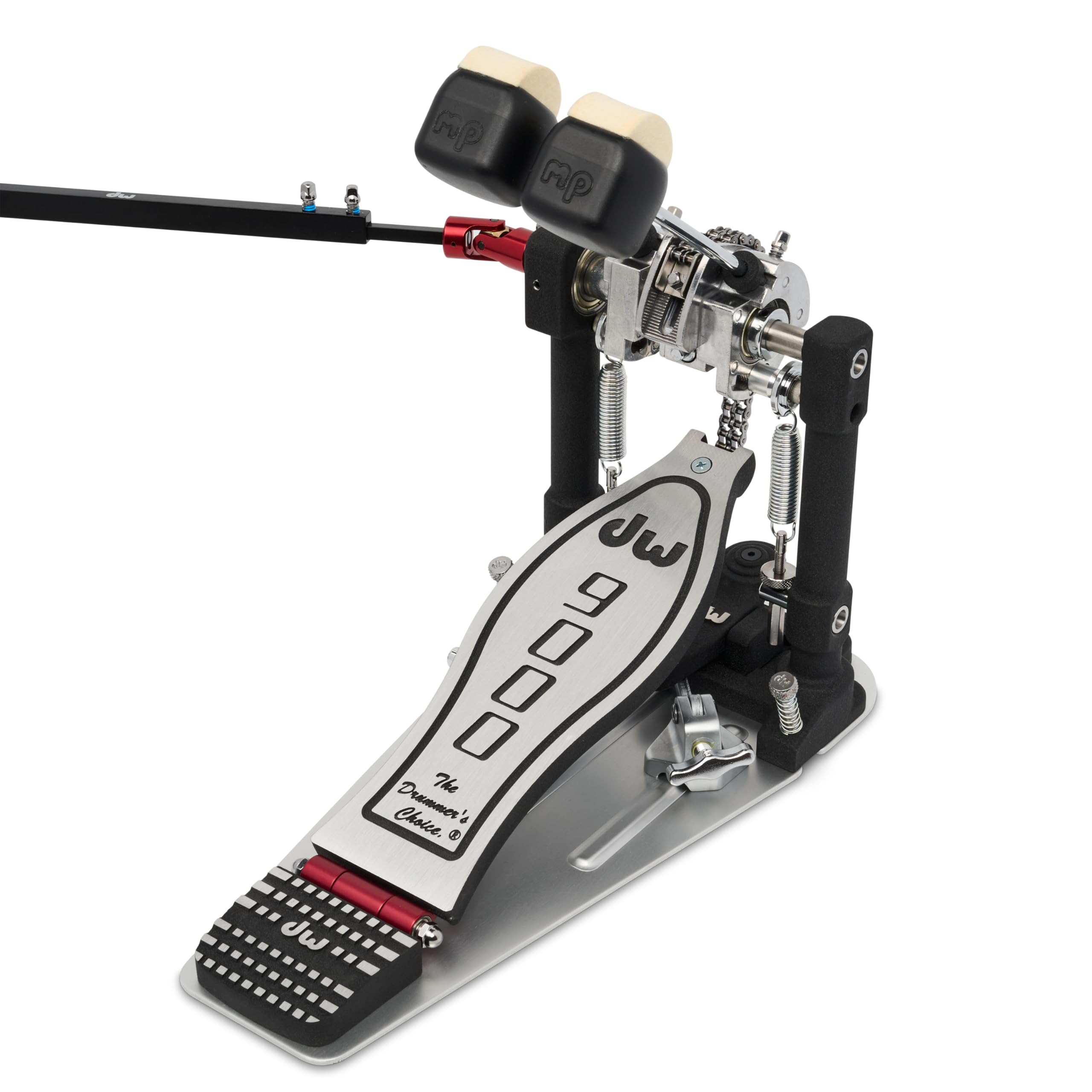 Drum Workshop Serie 9000 Pedal Doble de Bombo con Funda