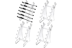 Premium Plastic Pen Holder Stand with 6 Slots