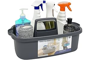 Multi-Purpose Plastic Cleaning Caddy Organizer