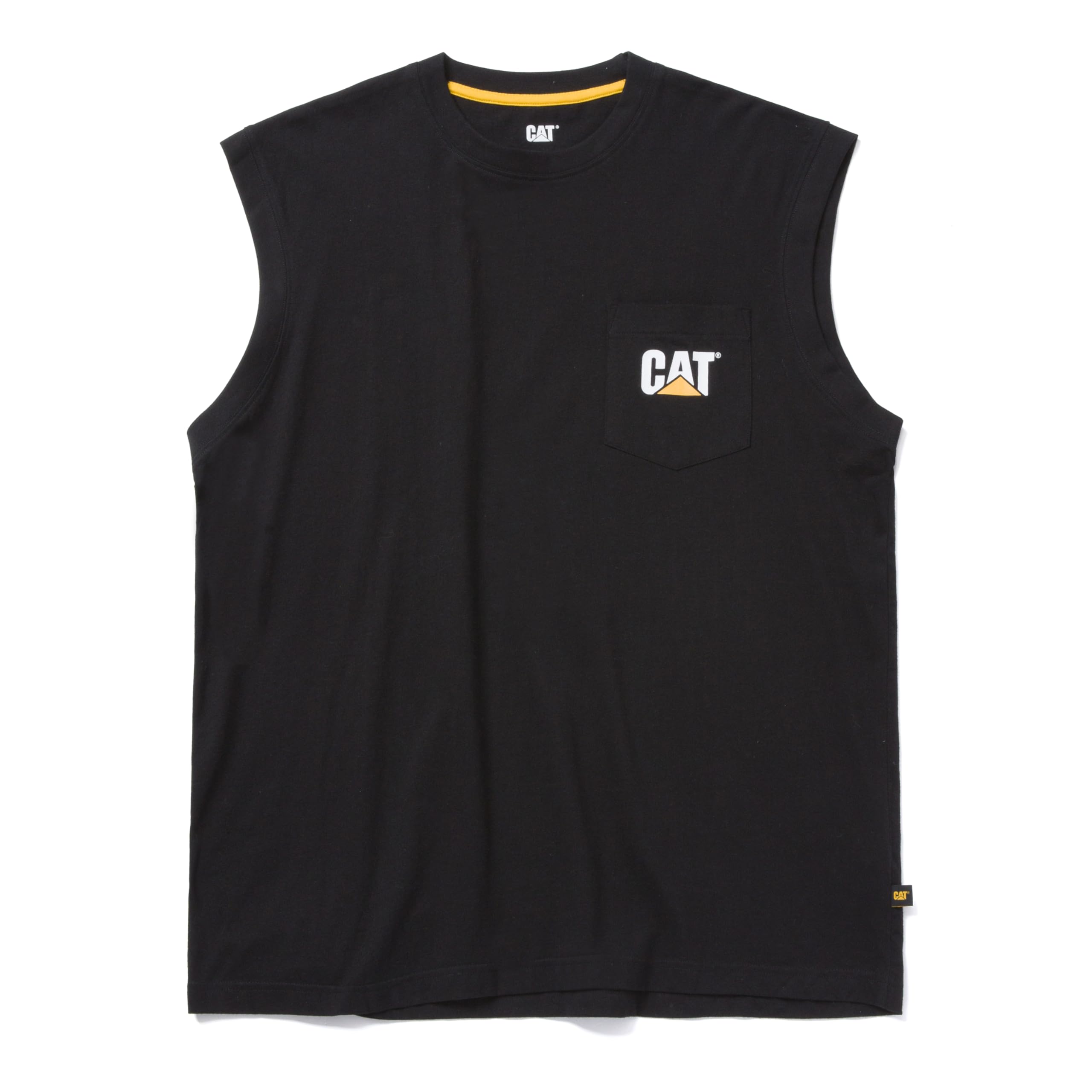 Caterpillar Men's Trademark Sleeveless Pocket T-Shirt